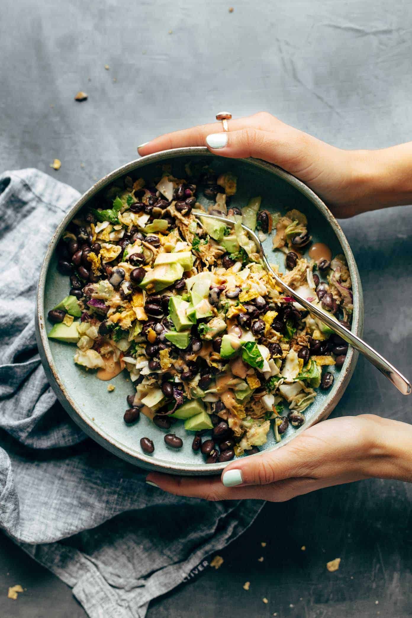 Cheater's Power Salad in a bowl.