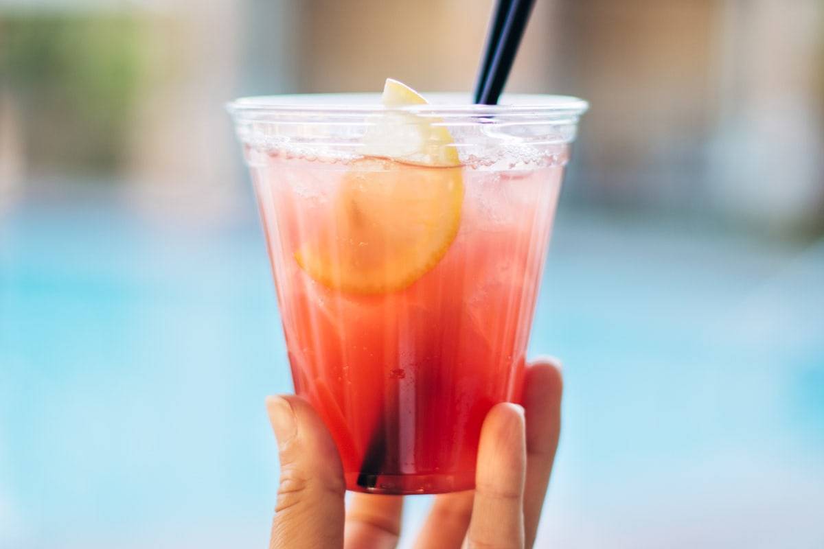 Pink drink.